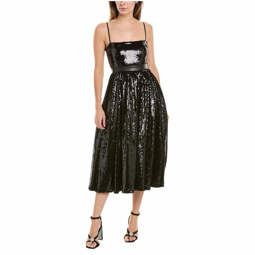 WeWoreWhat Black Sequin Dress